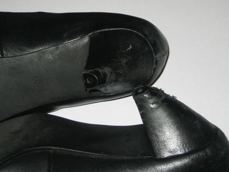 After a double coat of flat black spray paint